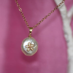 ‘Flower’ Pearl Pendant