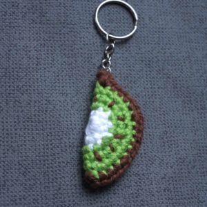 Kiwi-Slice Keychain